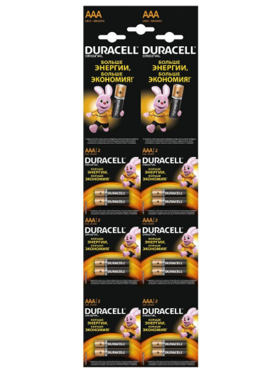 DURACELL LR03 BASIC 2*10 Эл.пит.
