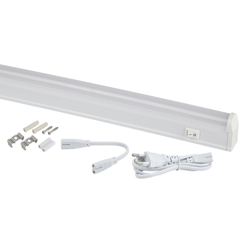 Линейный светодиодный светильник ЭРА LLED-01-04W-4000-W 4Вт 4000K L314мм с выключателем