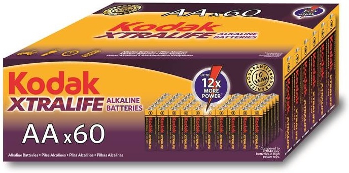 Kodak    LR03-60 colour box XTRALIFE  батарейка
