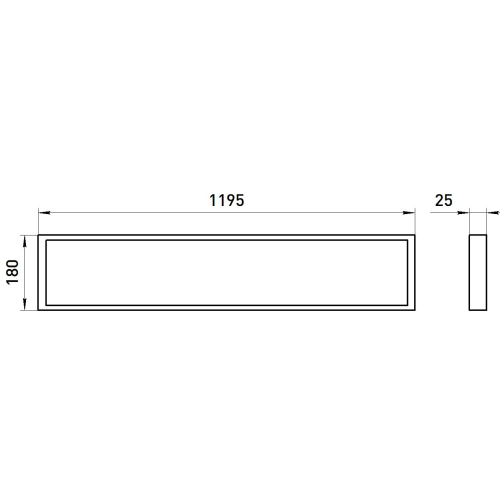 Светильник светодиодный ЭРА SPO-17-9-4K-40-90RA 40Вт 4000K 1195х180 RA>90 с равномерной засветкой 5
