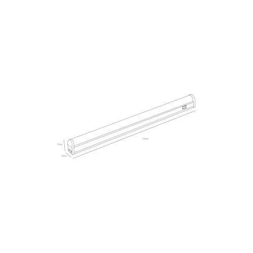 Линейный светодиодный светильник ЭРА LLED-01-08W-4000-E 8Вт 4000К L574мм