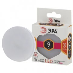 Лампа светодиодная ЭРА STD LED GX-9W-827-GX53 9Вт таблетка теплый белый свет GX53