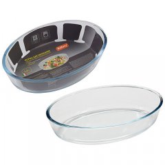 Форма для запекания CRISTALLINO, объем 1,6 л, из боросиликатного стекла, овальной формы, без ручек 005563