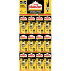 608976 Момент СУПЕР-КЛЕЙ, 3 гр. БЛ-12шт. (12/288/12096)