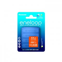 Акк. Panasonic   eneloop BK-3MCDEC4BE(BK-3MCDE/4CP + CASE) 2000mAh AA R6 +футляр BL4