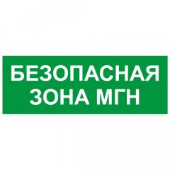 Самоклеящаяся этикетка ЭРА INFO-SSA-124 330х120мм Безопасная зона МГН SSA-101/DPA-301
