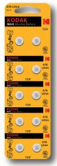 Kodak AG13 (357) LR1154, LR44 [KAG13-10] MAX Button Cell эл.пит. (100/1000/70000)