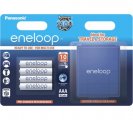 Акк. Panasonic   eneloop BK-4MCDEC4BE(BK-4MCDE/4CP + CASE) 800mAh AAA  R03 +футляр BL4