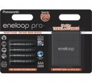 Акк. Panasonic  eneloop pro BK-4HCDEC4BE(BK-4HCDE/4CP + CASE) 930mAh ААА  R03 +футляр BL4