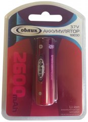 акк. Облик 18650 BL-1  3,7 В 2600 mAh