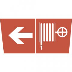 Самоклеящаяся этикетка ЭРА INFO-DBA-010 200х60мм  Пожарный кран/стрелка налево  DBA