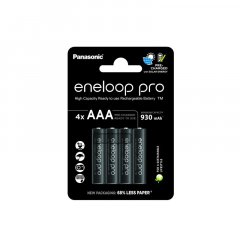 Акк. Panasonic  eneloop pro BK-4HCDE/4BE(BK-4HCDE/4CP) 930mAh AAA  R03  BL4