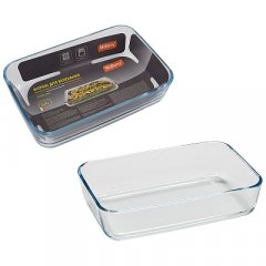 Форма для запекания CRISTALLINO, объем 0,9 л, из боросиликатного стекла, прямоугол формы, без ручек  005568