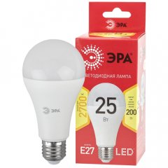 Лампа светодиодная ЭРА RED LINE LED A65-25W-827-E27 R 25Вт груша теплый белый свет Е27