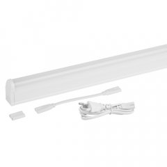 Линейный светодиодный светильник ЭРА LLED-01-08W-6500-W 8Вт 6500K L574мм с выключателем