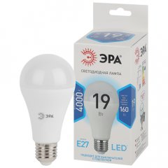 Лампа светодиодная ЭРА STD LED A65-19W-840-E27 19Вт груша нейтральный белый свeт Е27