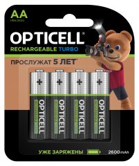 Аккумулятор OPTICELL TURBO  HR6 BL4 (2600 mAh) (4/40)