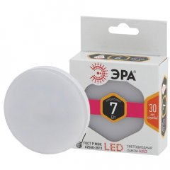 Лампа светодиодная ЭРА STD LED GX-7W-827-GX53 7Вт таблетка теплый белый свет GX53