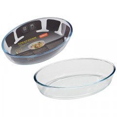 Форма для запекания CRISTALLINO, объем 0,7 л, из боросиликатного стекла, овальной формы, без ручек 005562