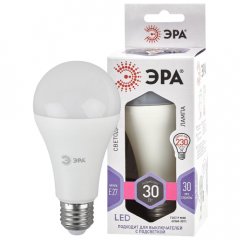 Лампа светодиодная ЭРА STD LED A65-30W-860-E27 30Вт груша холодный дневной свет Е27
