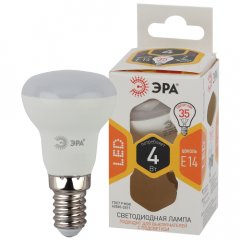 Лампа светодиодная ЭРА STD LED R39-4W-827-E14 4Вт рефлектор теплый белый свет Е14