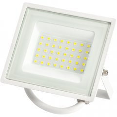 Прожектор светодиодный уличный ЭРА LPR-023-W-65K-030 30Вт 6500K IP65 гарантия 2 года белый