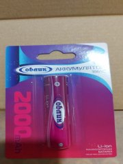 акк. Облик 18650 3,7 В 2000 mAh Блистер-1