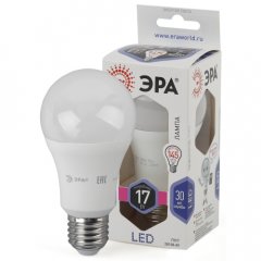 Лампа светодиодная ЭРА STD LED A60-17W-860-E27 17Вт груша холодный дневной свет Е27
