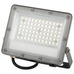 Прожектор светодиодный уличный ЭРА PRO LPR-063-0-65K-050 50Вт 5000лм 6500K КСС Г 90° 3 года IP65 сер