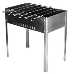 Мангал ПИКНИЧОК УНИВЕРСАЛЬНЫЙ + 6 шампуров (по 45 см) 401-718