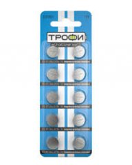 Трофи G13 (357) LR1154, LR44 ENERGY POWER Button Cell (200/1600/134400) Эл.пит.