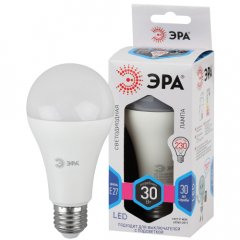 Лампа светодиодная ЭРА STD LED A65-30W-840-E27 30Вт груша нейтральный белый свет Е27