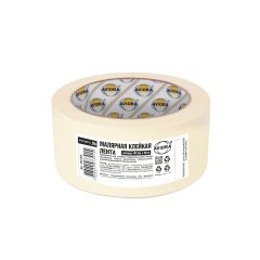 304-004 Крепированная клейкая бумажная / малярнаялента, 48 мм х 40 м, AVIORA
